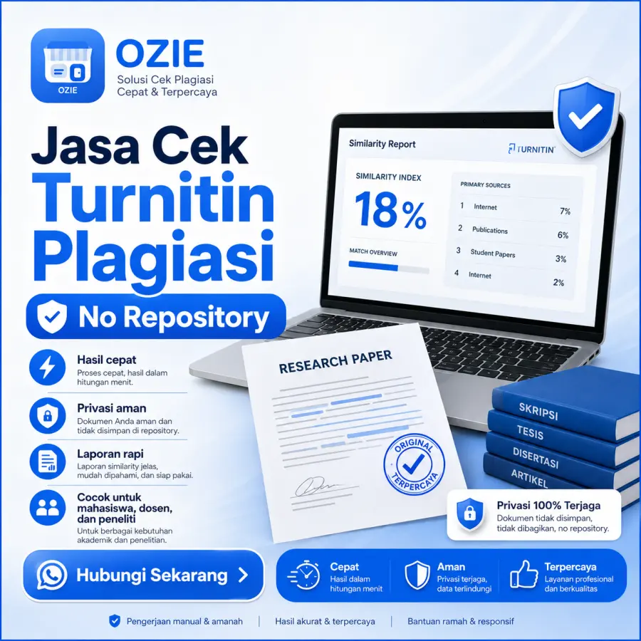Cek Plagiasi Turnitin Murah dan Akurat - Foto 1