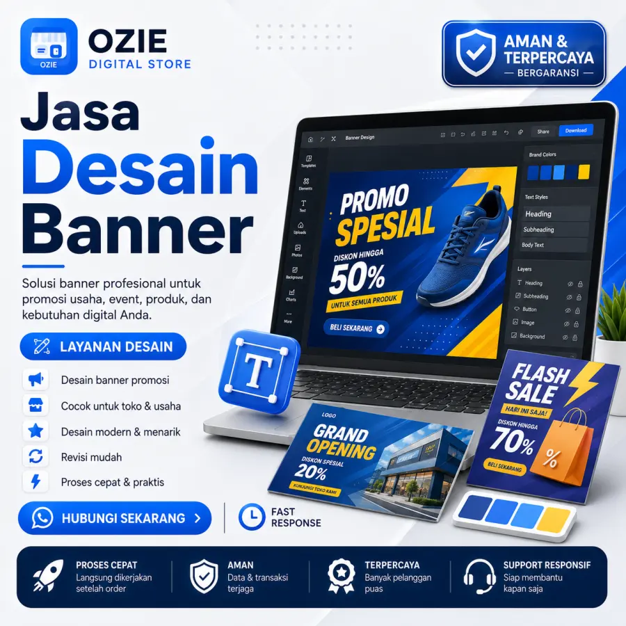 Jasa Desain Banner - Foto 1