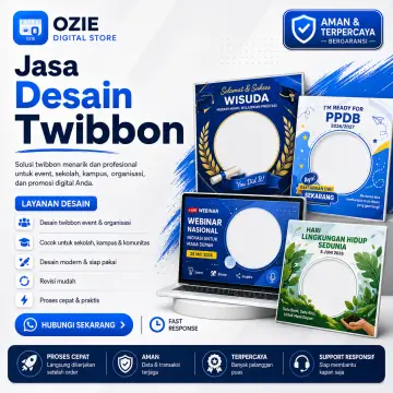 Jasa desain Twibbon + Publish tanpa watermark